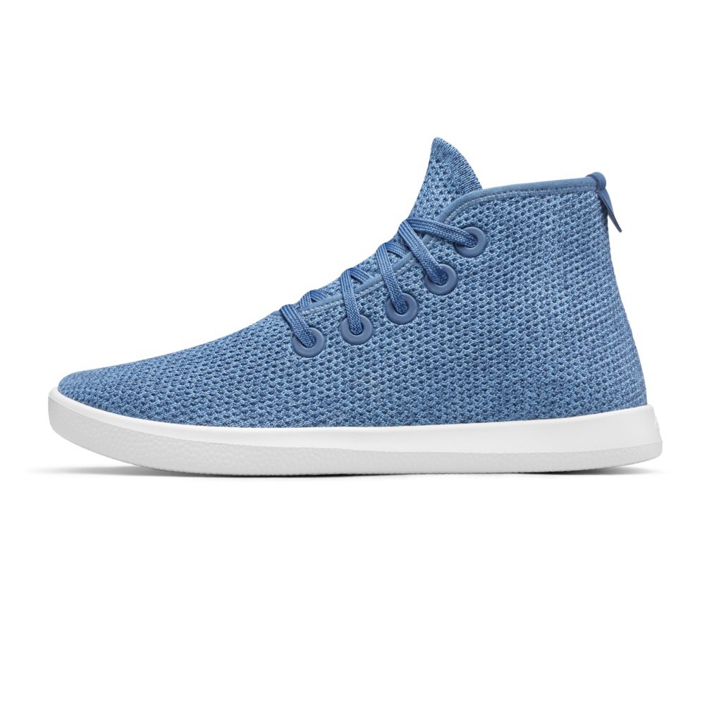 Allbirds Men's Boots Blue - Tree Toppers - 62457EFVQ